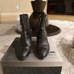 Aquatalia By Marvin K Royal Black Booties